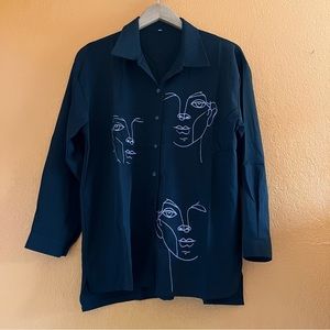 Fun Faces Blouse -New